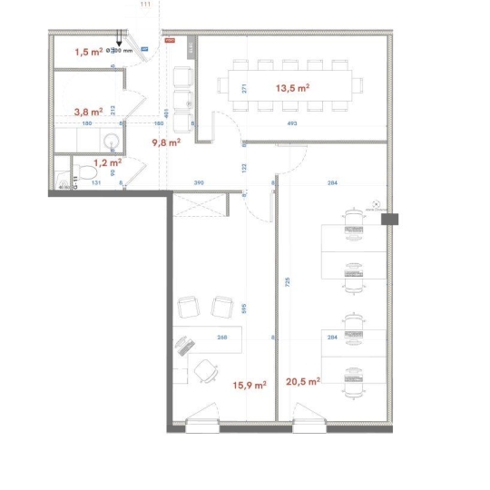  API AGENCE : Office | LE GRAU-DU-ROI (30240) | 70 m2 | 1 412 € 