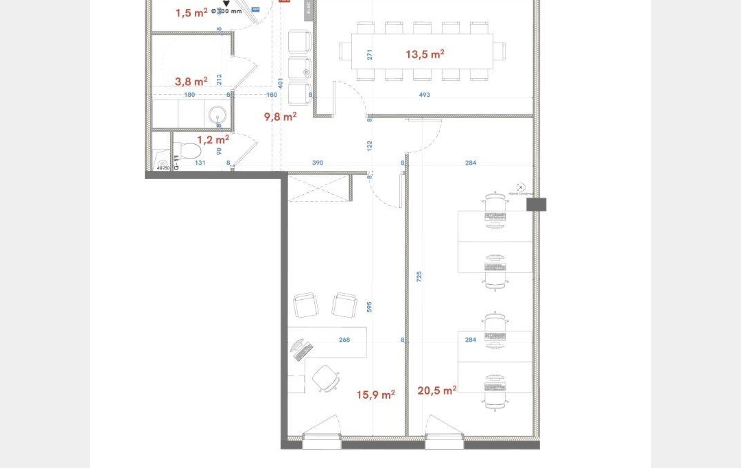 API AGENCE : Local / Bureau | LE GRAU-DU-ROI (30240) | 124 m2 | 2 500 € 